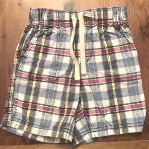 Baby Gap Plaid Baby Pull-on Chino Shorts